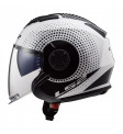 Шлем LS2 OF570 Verso Spin White Black