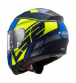 Шлем LS2 FF397 Vector HPFC Evo Kripton Matt Blue H-V Yellow